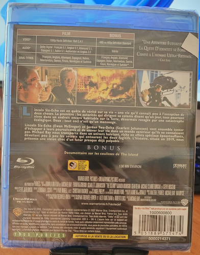 La Isla Blu-ray (25 Septiembre 2007 descatalogado) (NUEVO PRECINTADO) Ewan McGr - Imagen 3 de 4
