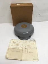 NEW Edwards Signaling 325-10C5 10" Grey Fire Bell 6VAC 75dBA