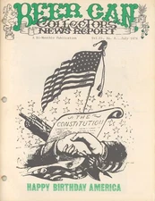 BCCA BREWERIANA BEER CAN COLLECTOR MAGAZINE JULY 76 ABA NABA READING ACME 