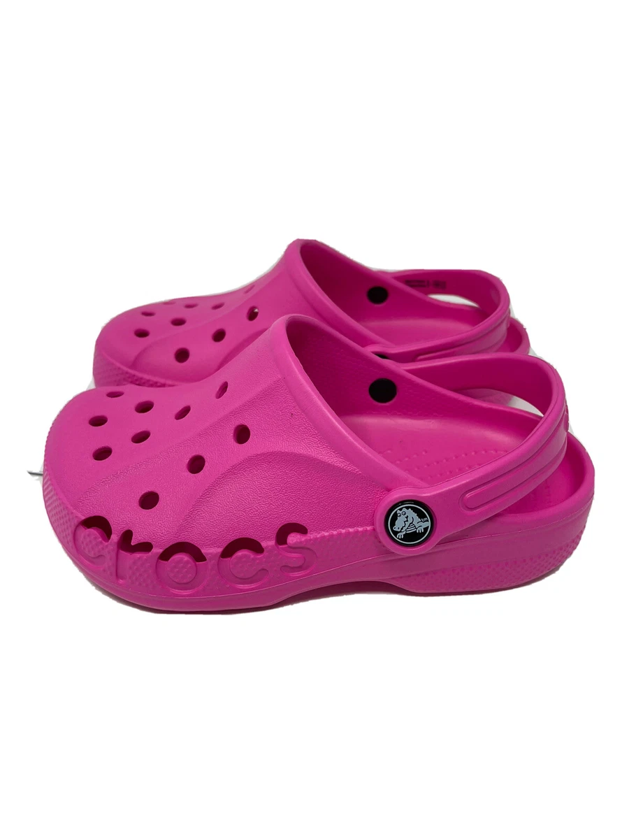 Crocs Baya Clog Girls size C10 C13 J1 J2 Neon Magenta NEW eBay