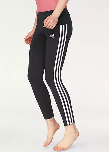 Adidas Youth Girls 3 Stripe Tights Athletic New - Picture 6 of 8