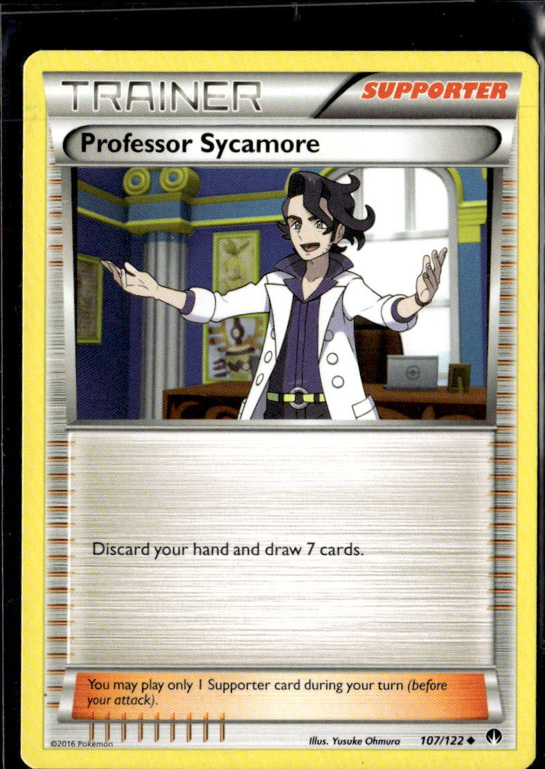 Pokemon Professor Sycamore 107/122 BREAKpoint Non Holo Uncommon LP