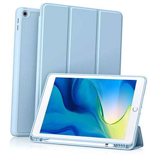 Slim Sky Blue Case for iPad 10.2 Inch 2021 2020 2019 Models
