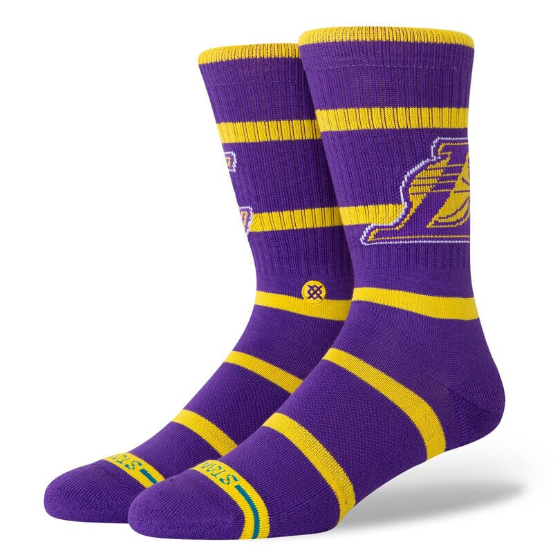Stance Socks Lakers Dress Socks Los Angeles Lakers NBA Prep Stance