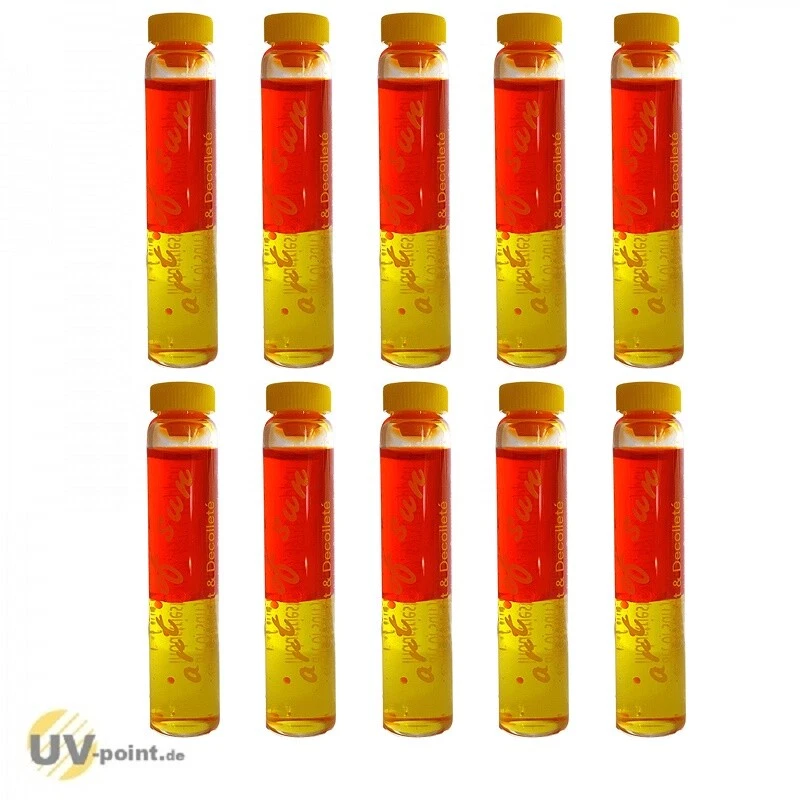 10 ART OF SUN 2-Phasen Emulsion 20ml (10x2ml) Solarium Kosmetik Öl fürs Gesicht