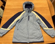  EUC LL Bean Girls 14-16 Large Winter 3-in-1 Ski Jacket Blue