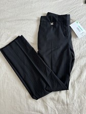 BNWT $500 D&G 42IT Classic Black Wool TROUSER PANTS Elegant Straight