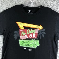 IN-N-OUT Burger T-Shirt Adult Large Black 2020 5K No Delay Marathon Graphic