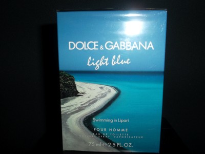 light blue swimming in lipari