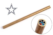 6"CUSTOM MOSAIC PIN 8.02 MM BRASS KNIFE MAKING HANDLE SCALES GRIPS KNIFE AH-14