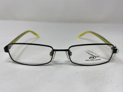 Killer Loop 7578 1013 52-17-135 Black/Yellow Full Rim Eyeglasses Frame NR49