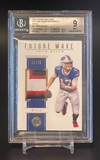 JOSH ALLEN 2019 Panini Encased FUTURE WAVE MATERIALS GOLD #/25 BGS 9 POP1  📈🔥