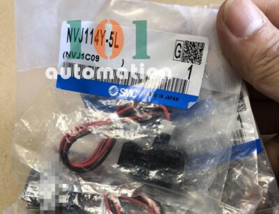 1PCS New For SMC NVJ114Y-5L Solenoid valve 24VDC with wire