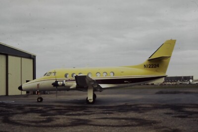 Vintage 35mm Photo Slide Aviation Handley Page Jetstream 1970s N12224 #2