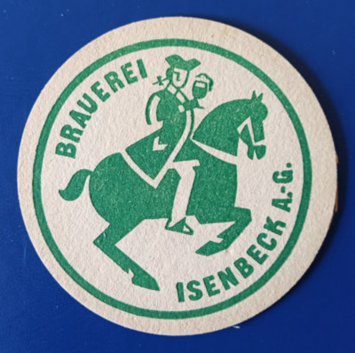 Bierdeckel Brauerei Isenbeck Hamm Westf. Reiter