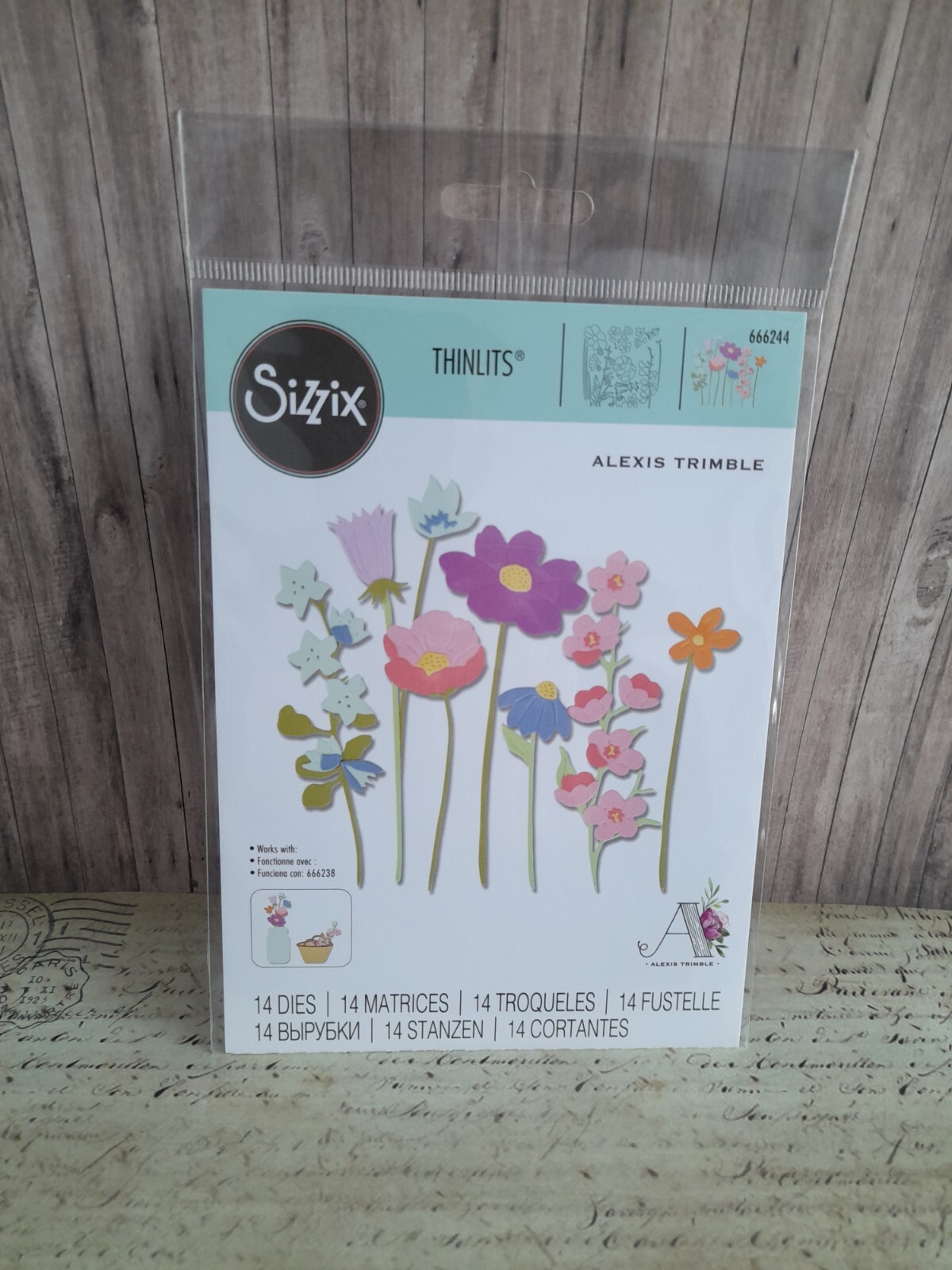 Sizzix - In The Meadow Thinlits Dies 666244