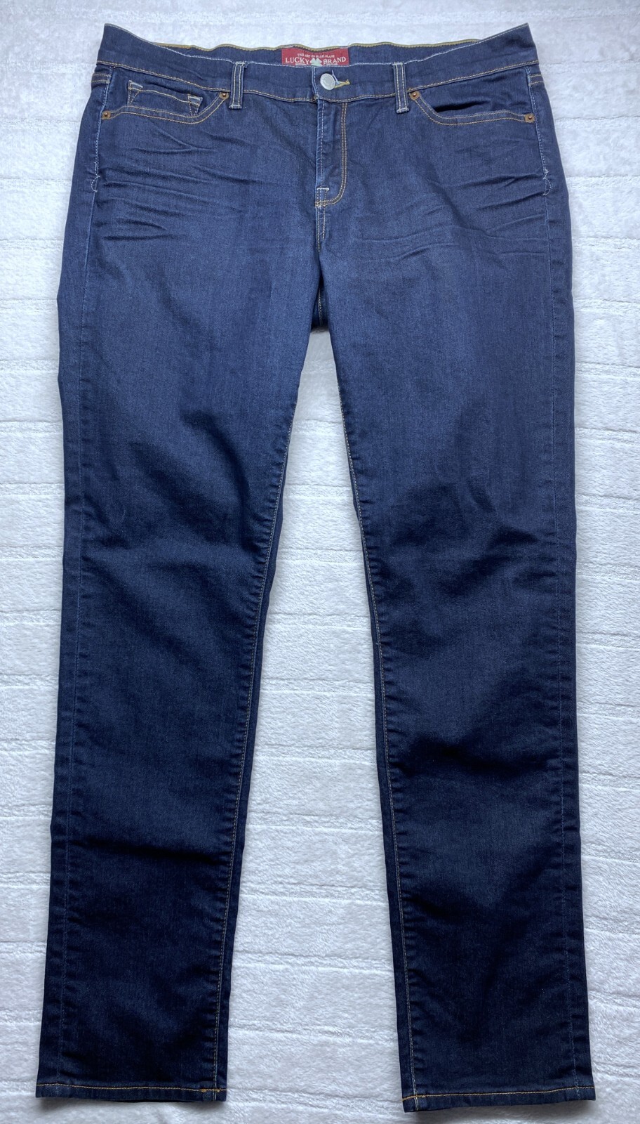 Womens 14 Charlie Skinny Blue Dark Wash