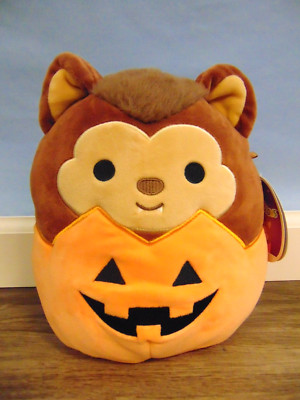 Squishmallows 8'' WADE the werewolf in Pumpkin  NWT FREE SHIP