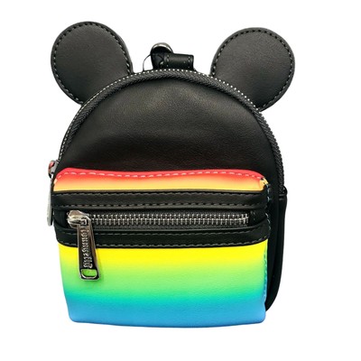 Disney Mickey Mouse Pride Rainbow Loungefly Mini Wristlet Belt Bag