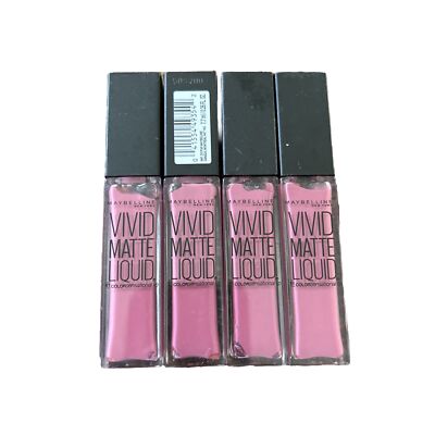 MAYBELLINE Color Sensational Vivid Matte Liquid Lipstick # 12  Twisted Tulip