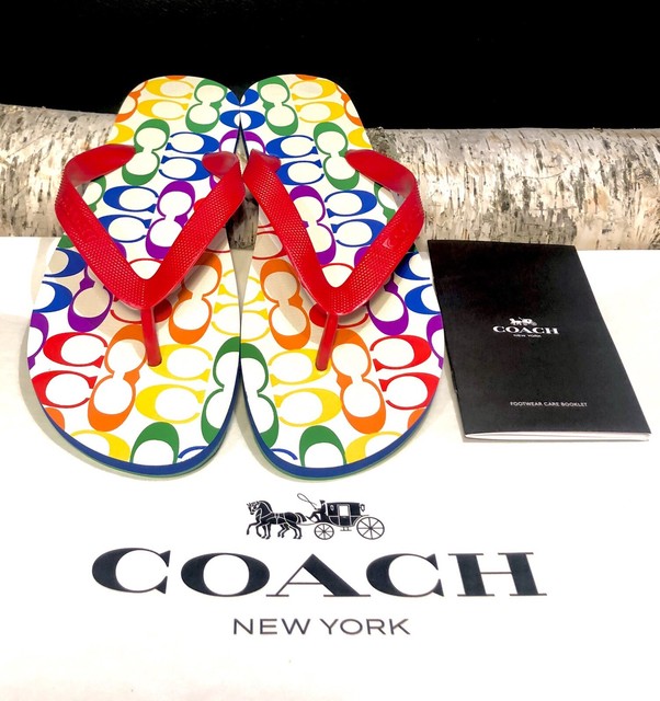 coach zak flip flop