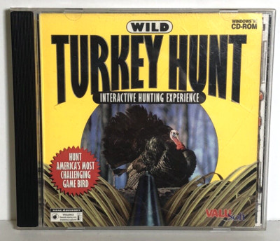 Wild Turkey Hunt (Windows 95, 1998 CD-ROM) Complete with Manual Computer Game