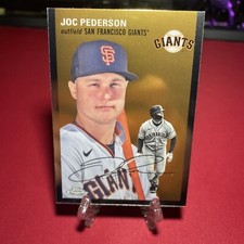 2023 Chrome Platinum Anniversary Base #339 Joc Pederson SF Giants C493
