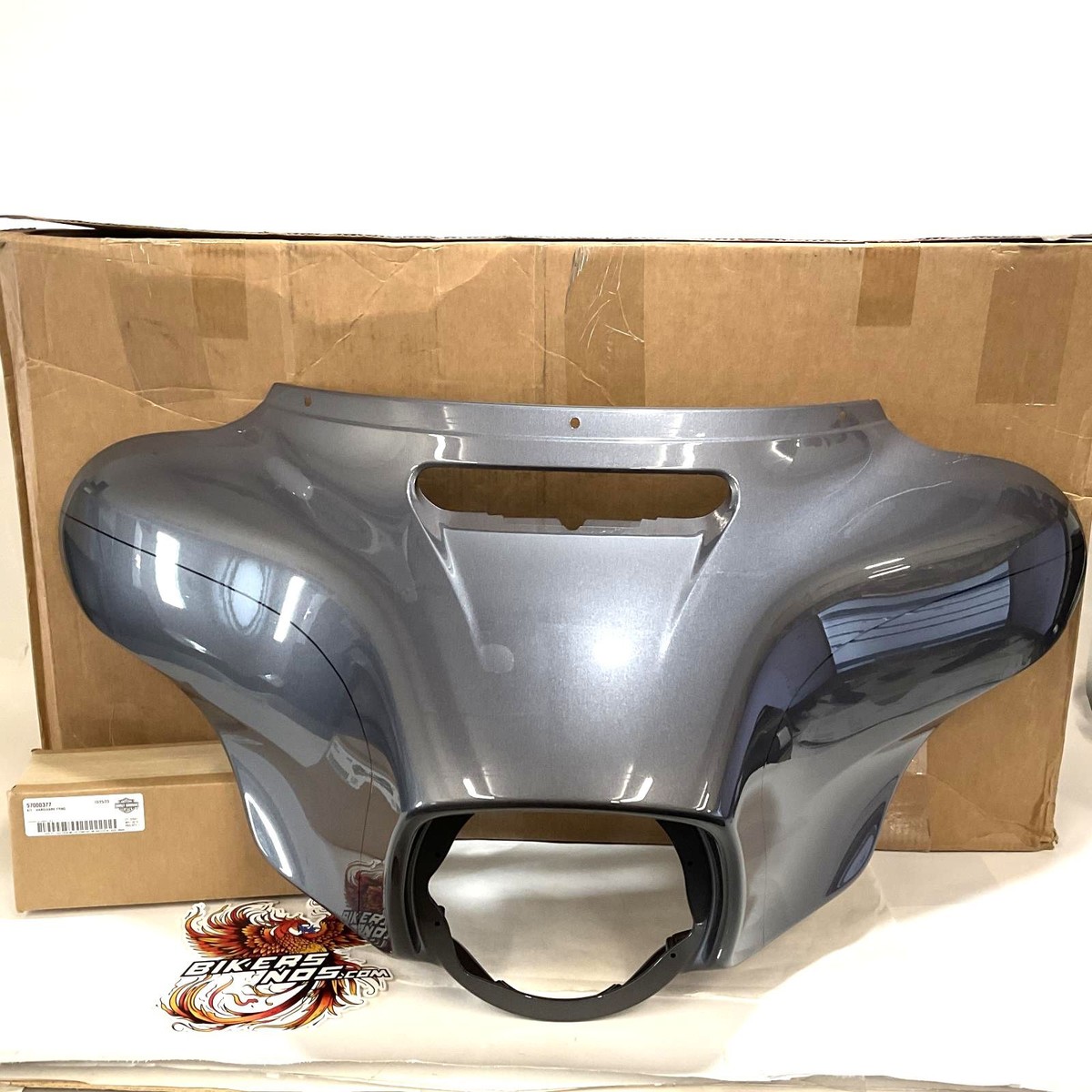NOS Genuine Harley 2014 Up Touring Front Fairing Charcoal Pearl