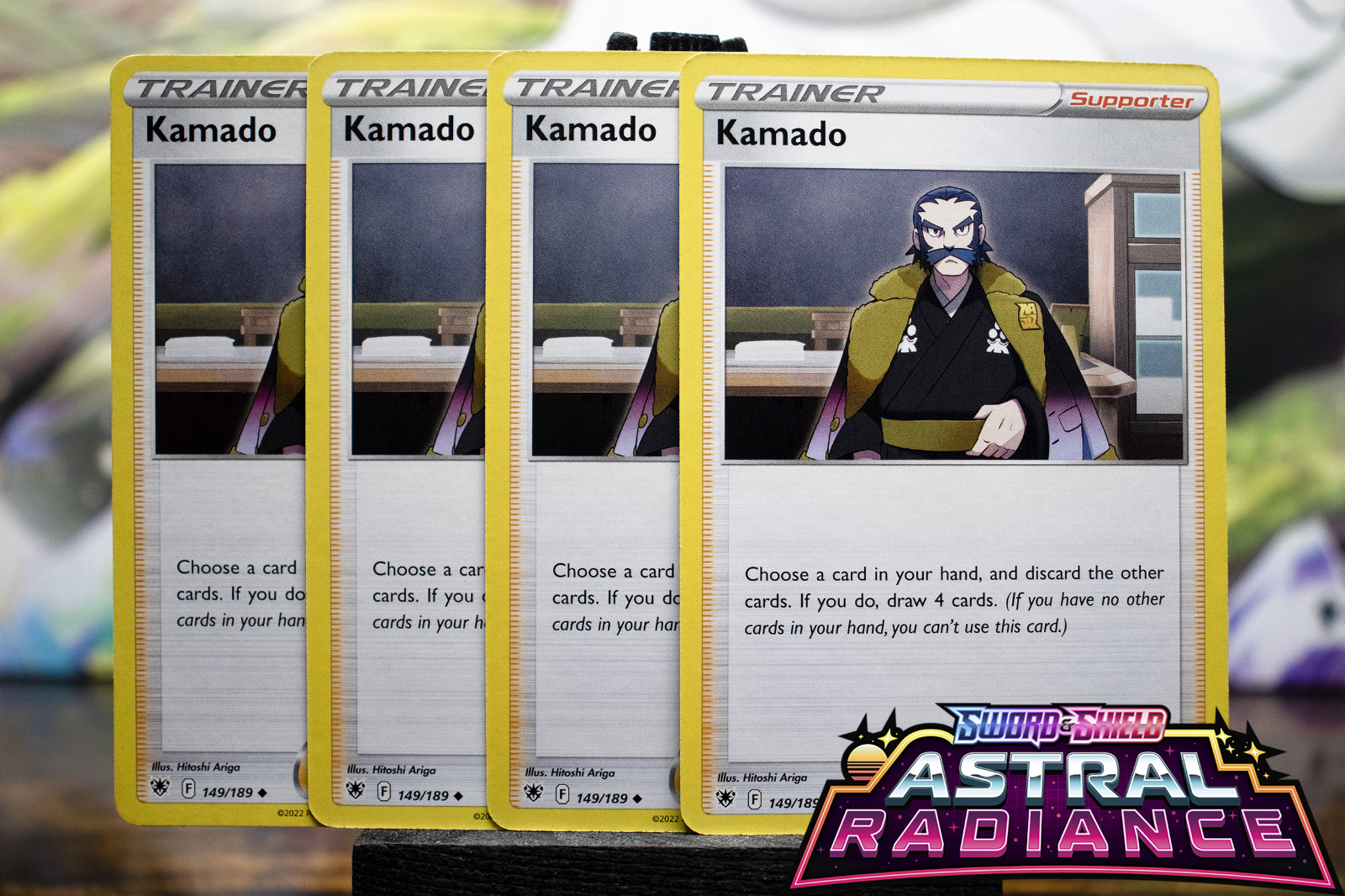 Kamado 149/189x4  Astral Radiance Pokemon Trainer Supporter Card Playset NM Mint