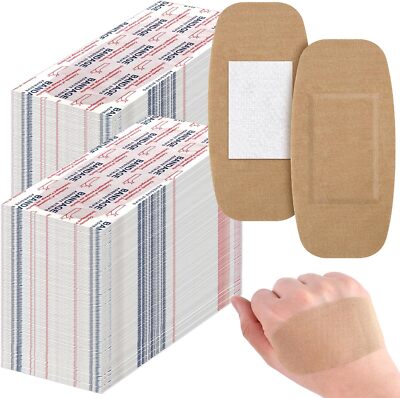 Sinmoe 600 Pcs Large Bandages Bulk Big Flexible Adhesive Wound Care... 