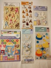 Baby Themed Boy or Girl Scrapbook Stickers