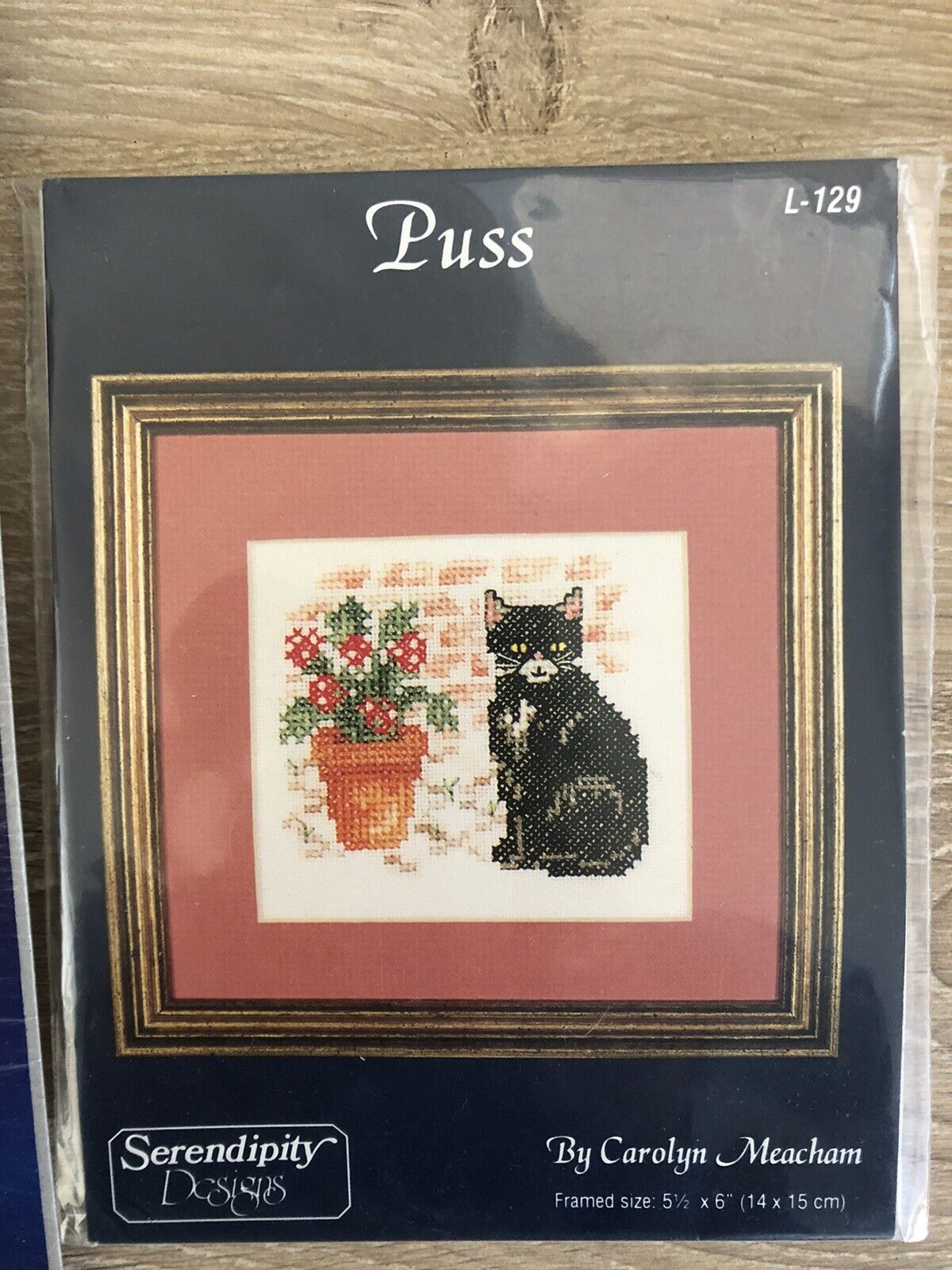 Cat Cross Stitch, Mini Cross Stitch Kit - Home Is Where The Cat Is - 2 —  Crafted Gift Inc.