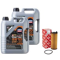 MotoröL Set Top Tec 4210 0W-30 10 Liter + ÖLfilter FüR Audi A8 Q7 4.2TDI Quattro