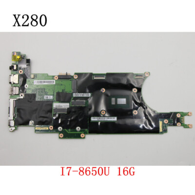 For Lenovo ThinkPad X280 Motherboard CPU I7-8650U 16G 01LX684