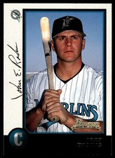 John Roskos 1998 Bowman #170 Florida Marlins MLB READ FREE SHIPPING AutographDen