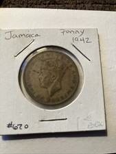 1942 Jamaica 1 Penny VF