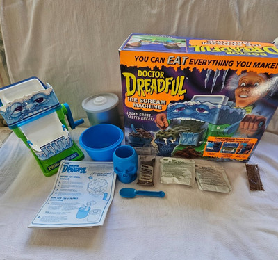 1994 Doctor Dreadful Ice Cream Machine Tyco Food Lab Toy Vintage READ DESC.