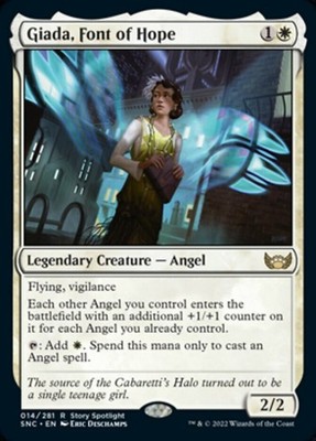 1x Giada, Font of Hope Light Play, English Streets of New Capenna MTG Magic