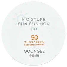 Moisture Sun Cushion Sunscreen, Mild, SPF 50, 0.49 oz (14 g)