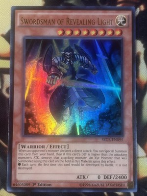 Yugioh: Swordsman Of Revealing Light - SECE-EN095 - Ultra Rare - 1st Edition LP