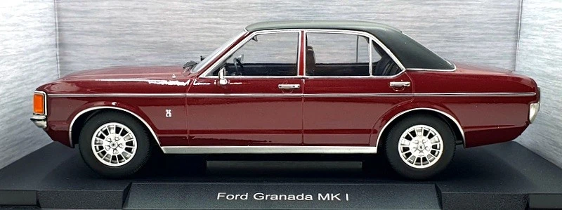 Model Car Group 1/18 Scale MCG18467 Ford Granada MK I Met. Dark Red / Black RHD - Image 3 of 4