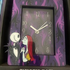 Disney Tim Burton's The Nightmare Before Christmas Jack & Sally Clock