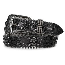 BELTROAD Rhinestone Goth Bling Belts for Women and Men Western Cowboy Cowgirl...