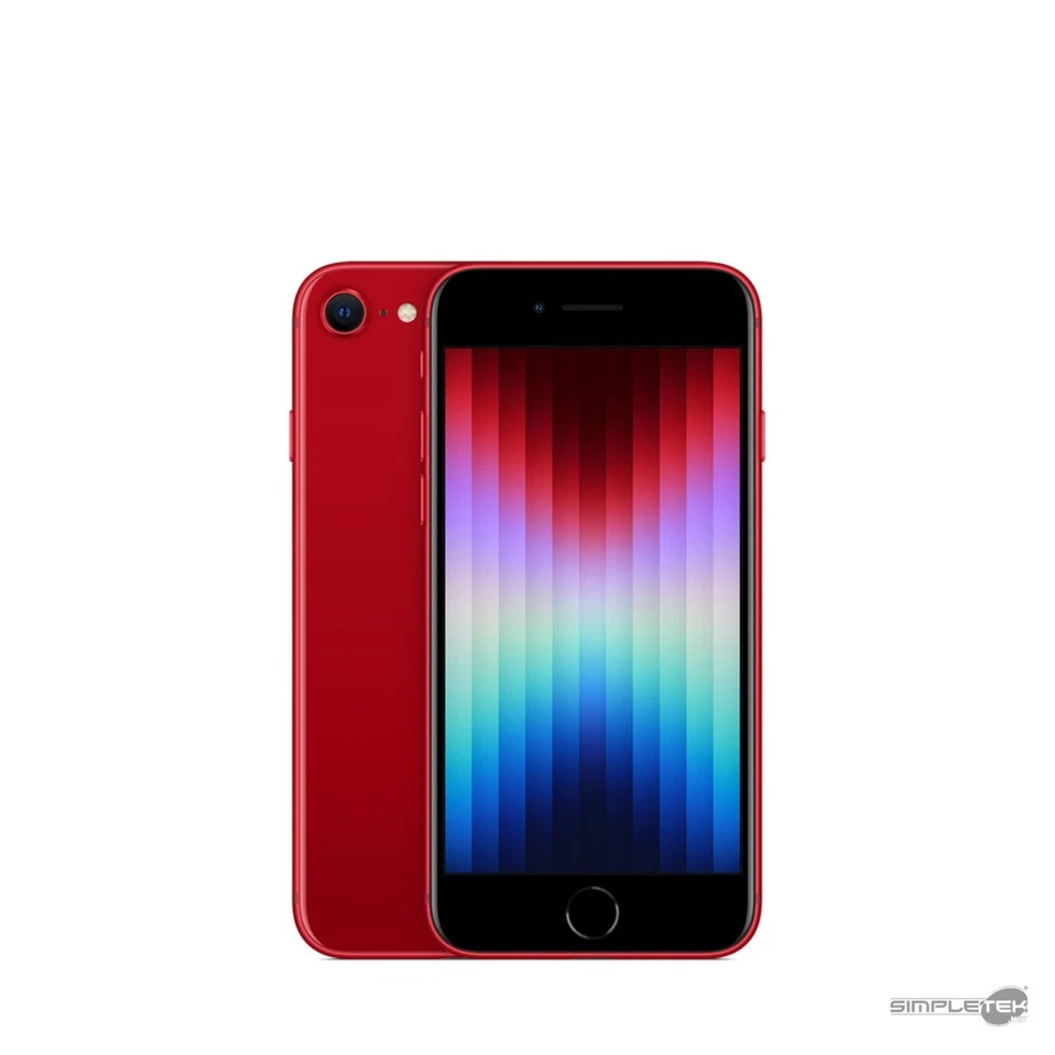 APPLE IPHONE SE GEN 3 64GB (PRODUCT)RED 4,7" IOS SMARTPHONE ORIGINALE, foto 1 di 3