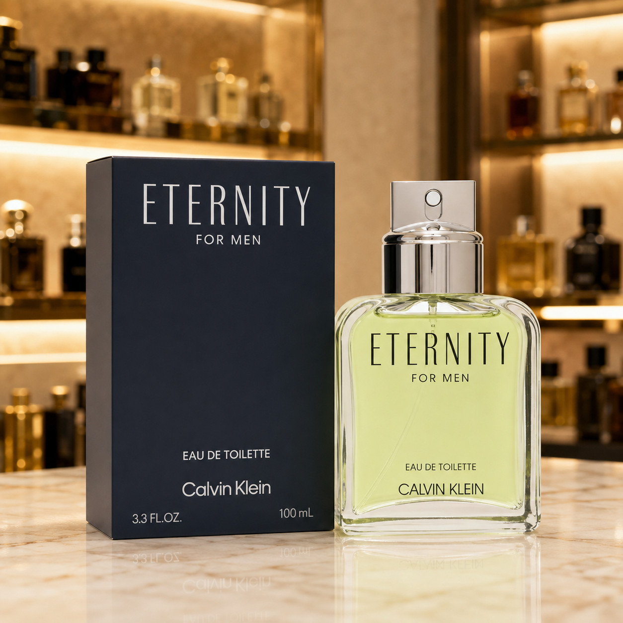 ETERNITY for Men by CALVIN KLEIN 3.3 / 3.4 oz EDT New In Sealed box!!!