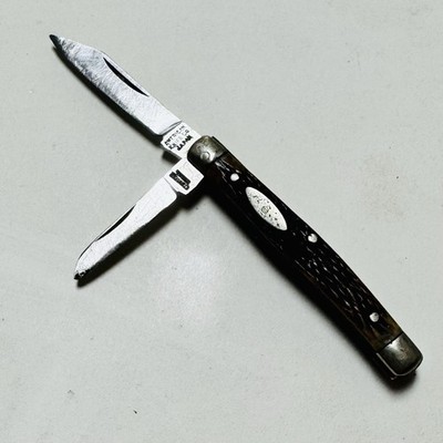 Vintage American Knife Co. Folding Pocket Knife 2-blade Made Japan 2'' Blade