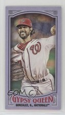 2016 Topps Gypsy Queen Mini Purple 91/250 Gio Gonzalez #42 z5b