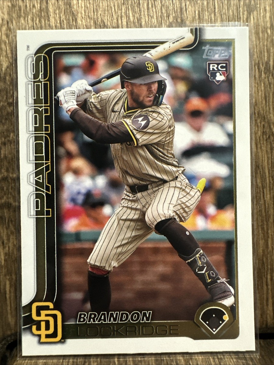NORTH  I. w. H A R P E R 2025 Topps Series 2 Brandon Lockridge #568 RC San Diego