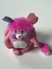 Vintage Pocket Popples Plush Pink w/White Belly