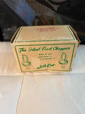Food Chopper Vintage Kwik-Kut 3” Tooth Edge in original box New
